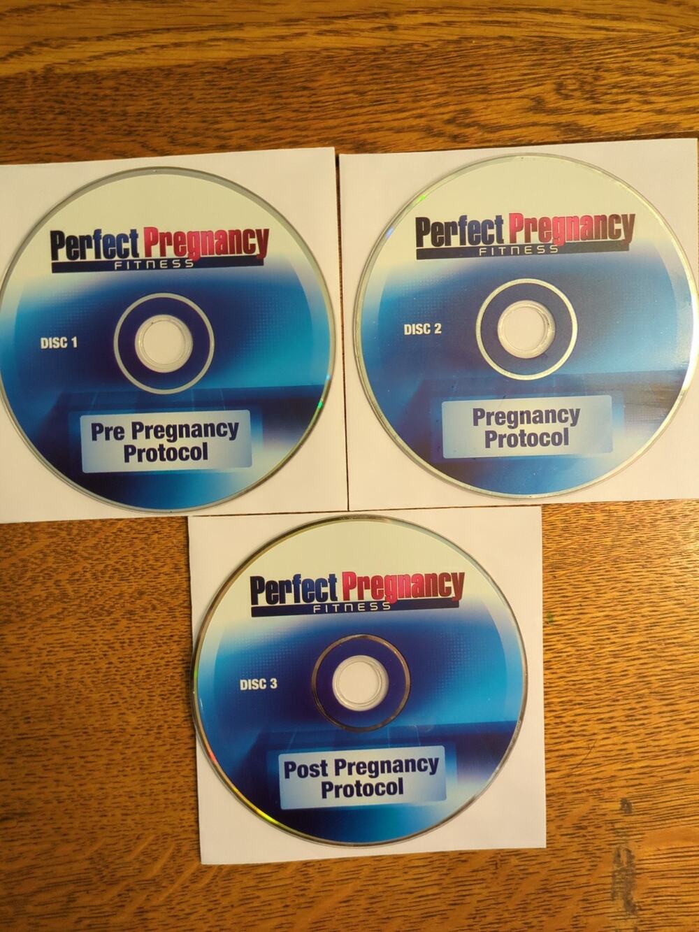 Perfect Pregnancy Fitness 3 Disc Set DVD Discs Only